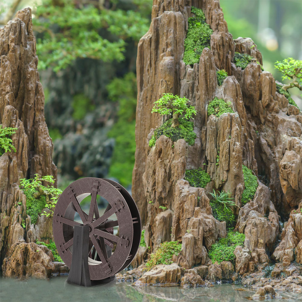 Bonsai Garden Fountain - 2Pcs Table Fountain Wheel for Aquarium