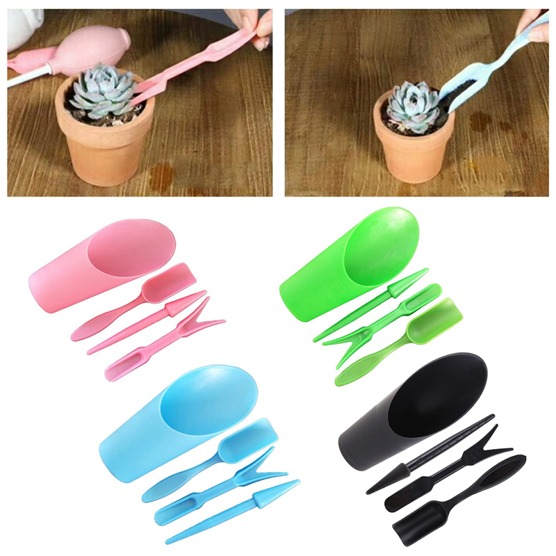 Bonsai Garden Kit - 4Pcs Garden Planter Kit Sowing Shovel