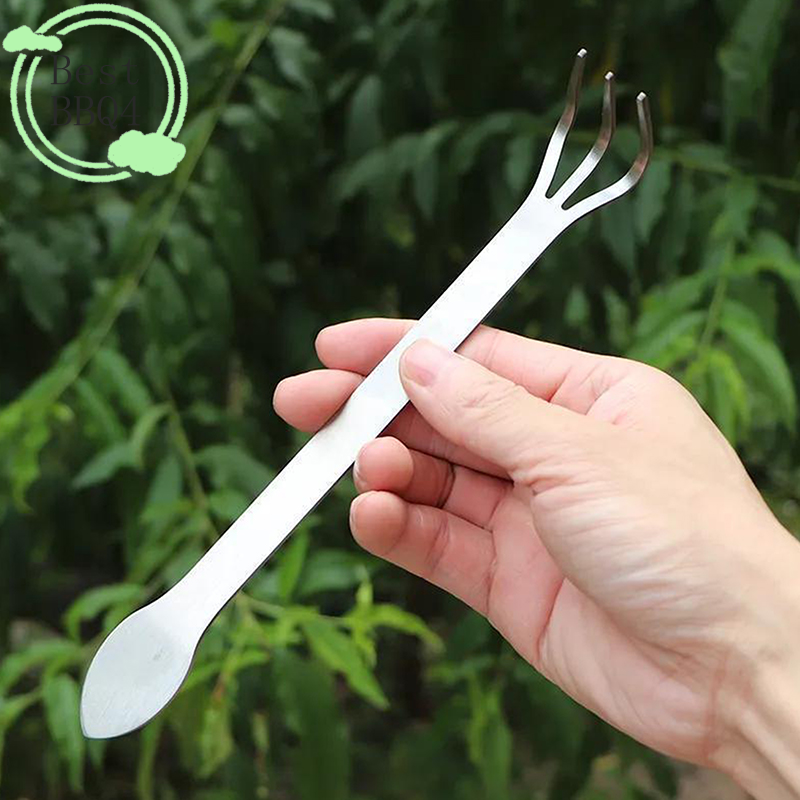 Bonsai Garden Kit - (BBQ4) 1Pc Stainless Steel Root Rake