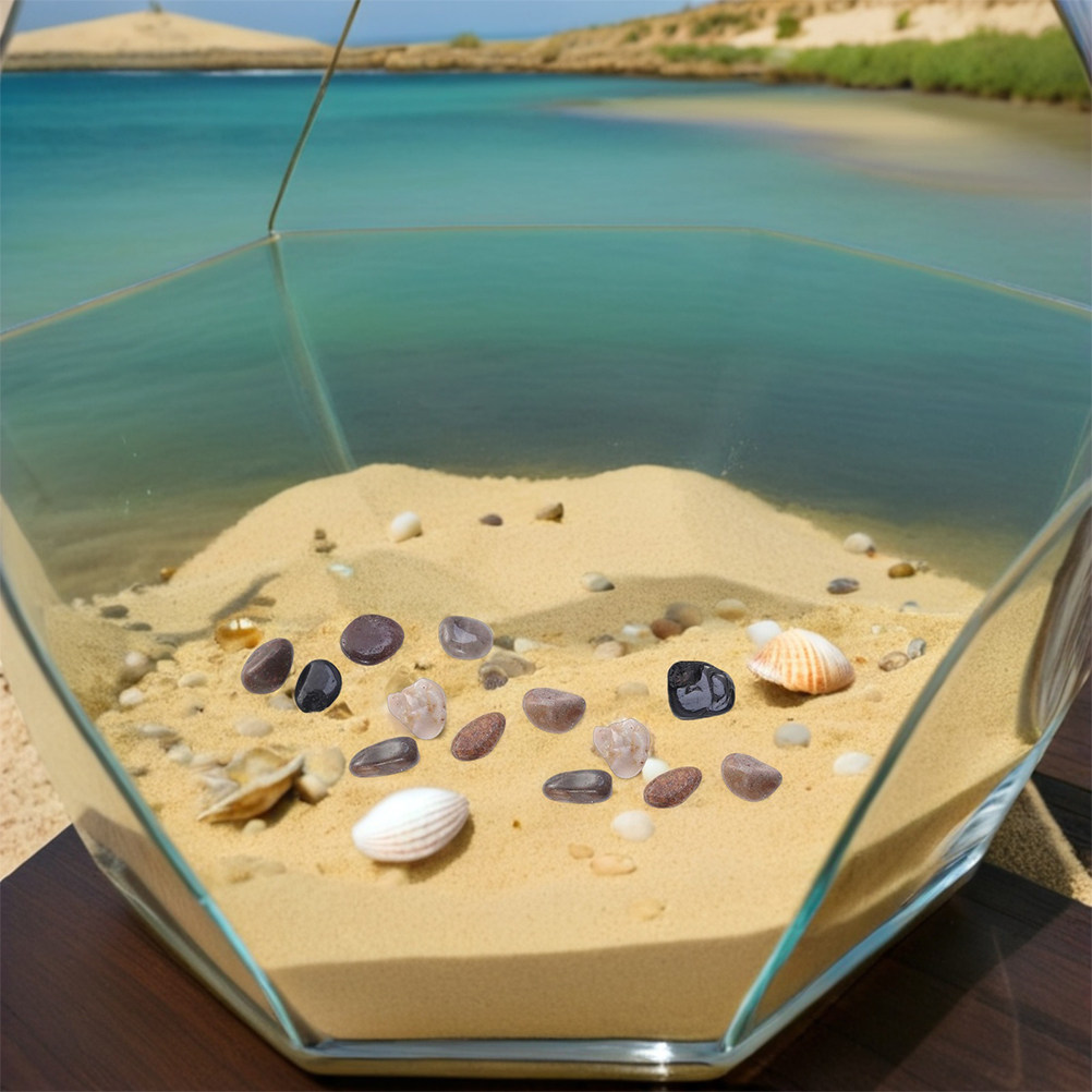 Bonsai Garden Fountain - 1Set Polished Natural River Rocks Small