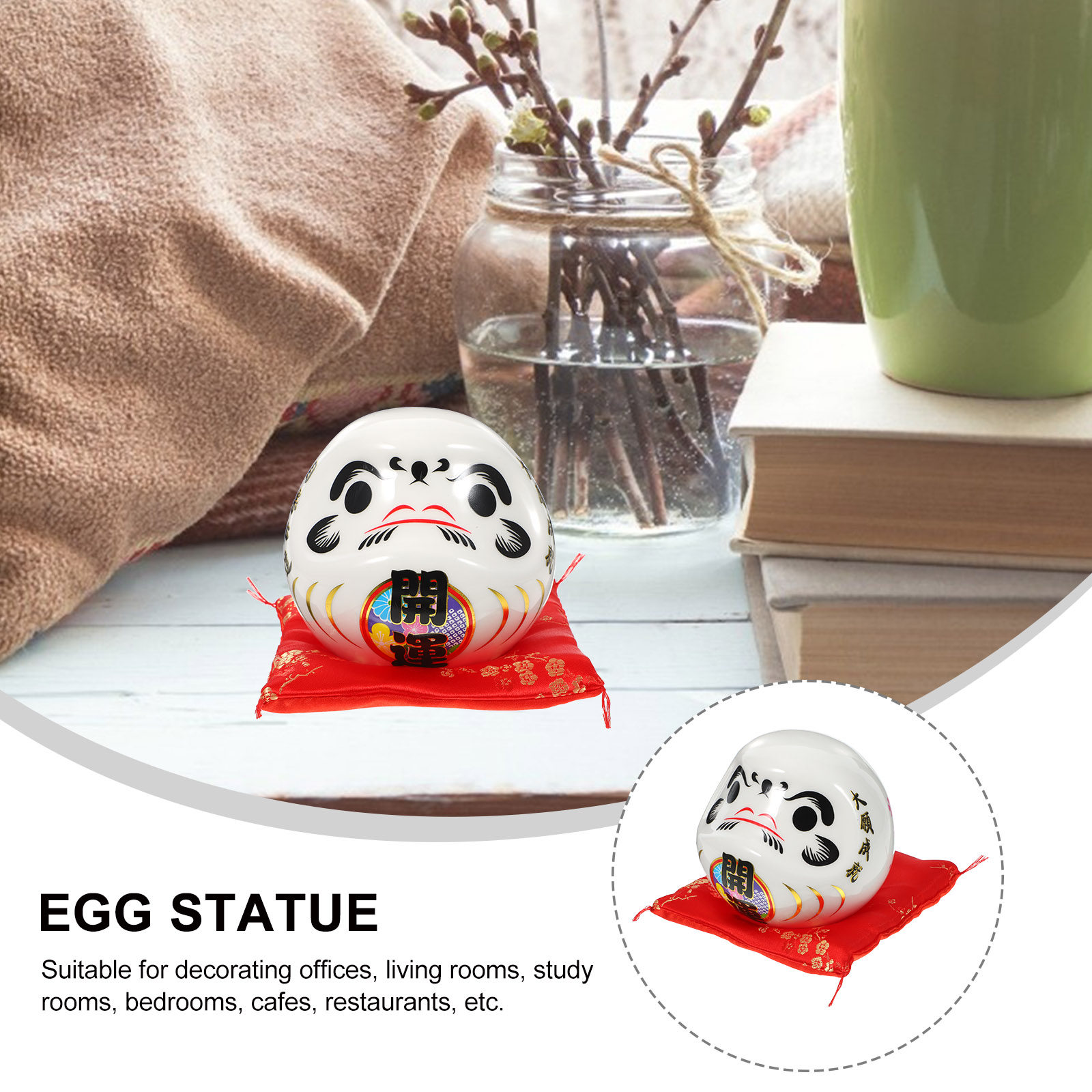 Japanese Statue Ceramic Blessi - Bonsai Garden And Cafe บทวิจารณ์และราคา