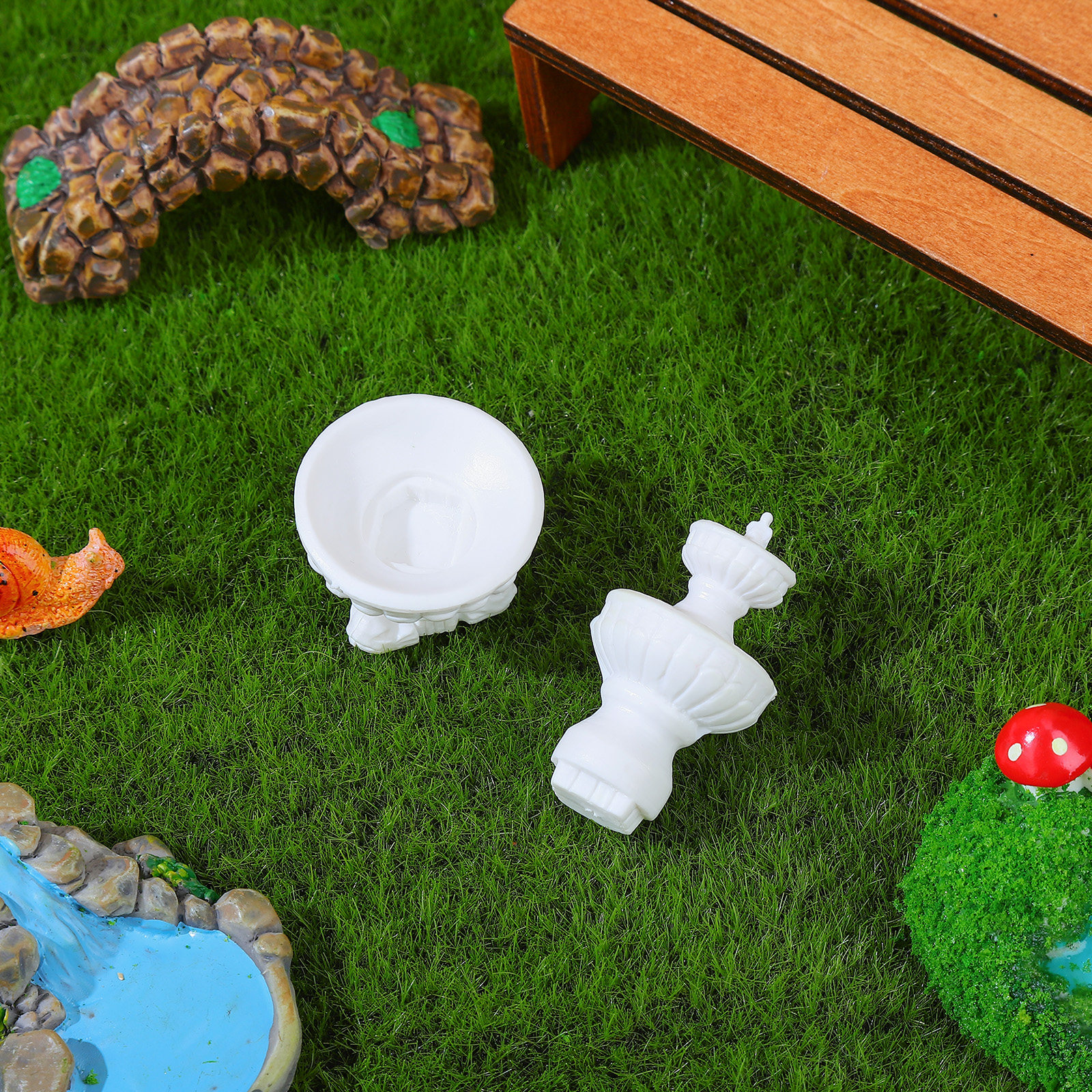 Mini Fountain Plastic Decorati - Bonsai Garden Fountain บทวิจารณ์และราคา