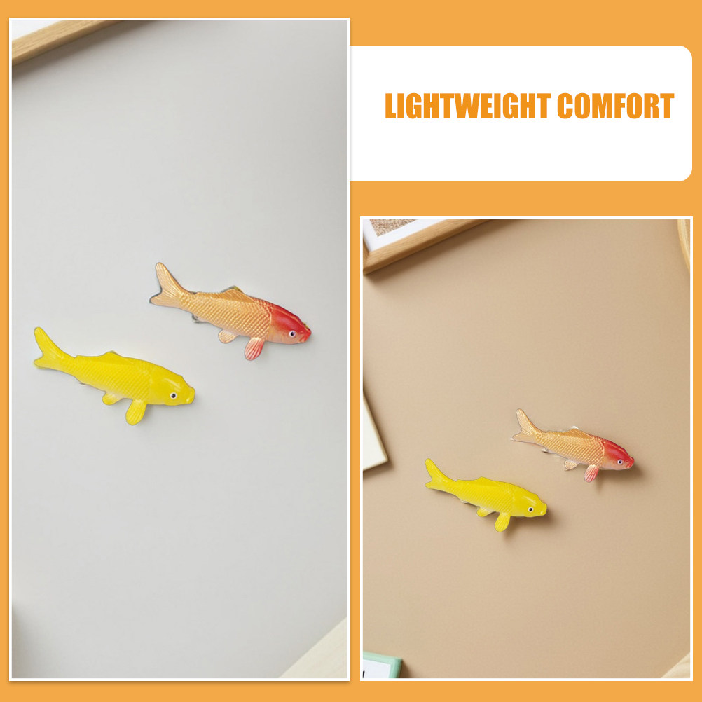 8Pcs Mini Koi Fish Statue PVC  - Bonsai Koi Garden บทวิจารณ์และราคา