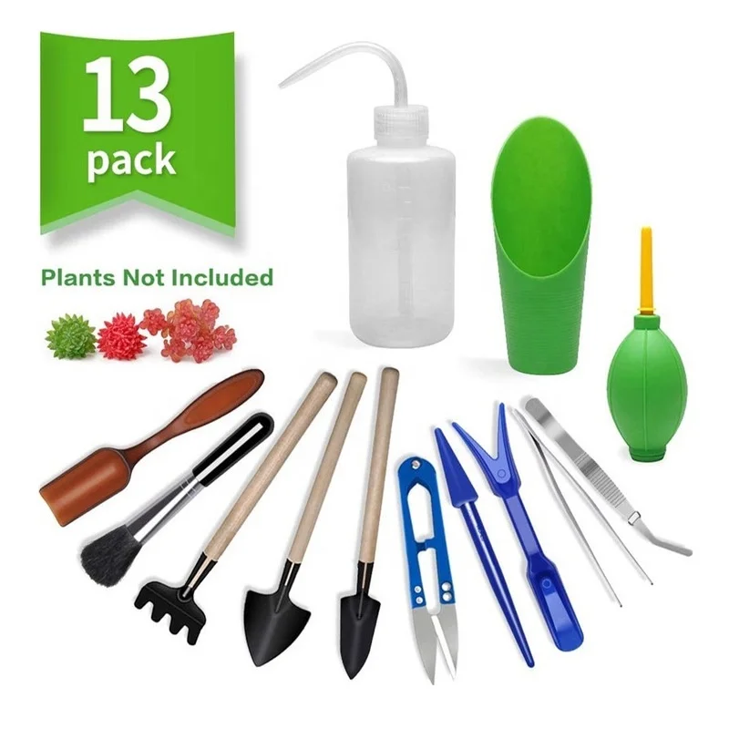 13Pcs Garden Planter Kit DIY S - Bonsai Garden Kit บทวิจารณ์และราคา