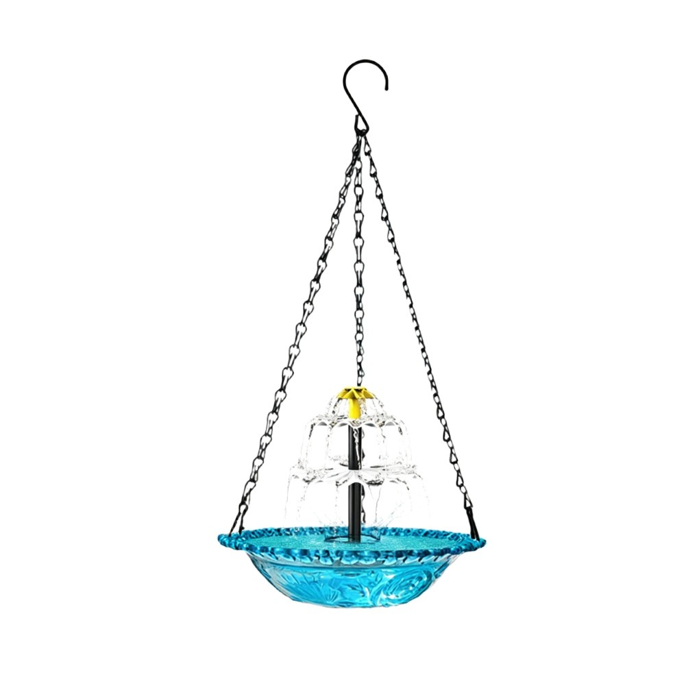 Hanging Solar Powered Birdbath - Bonsai Garden Fountain บทวิจารณ์และราคา