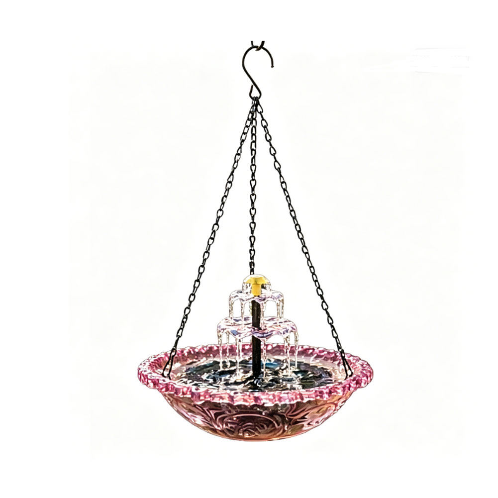 Hanging Solar Powered Birdbath - Bonsai Garden Fountain บทวิจารณ์และราคา