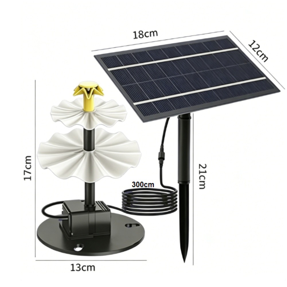 4W Solar Fountain Pump for Out - Bonsai Garden Fountain บทวิจารณ์และราคา