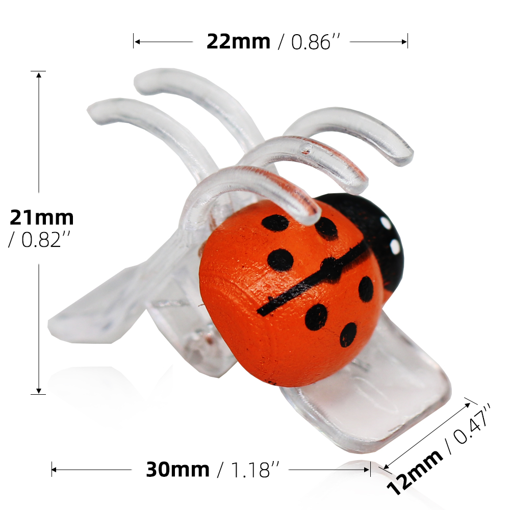 10-800PCS Ladybird Orchid Clip - Bonsai Garden Ornaments บทวิจารณ์และราคา