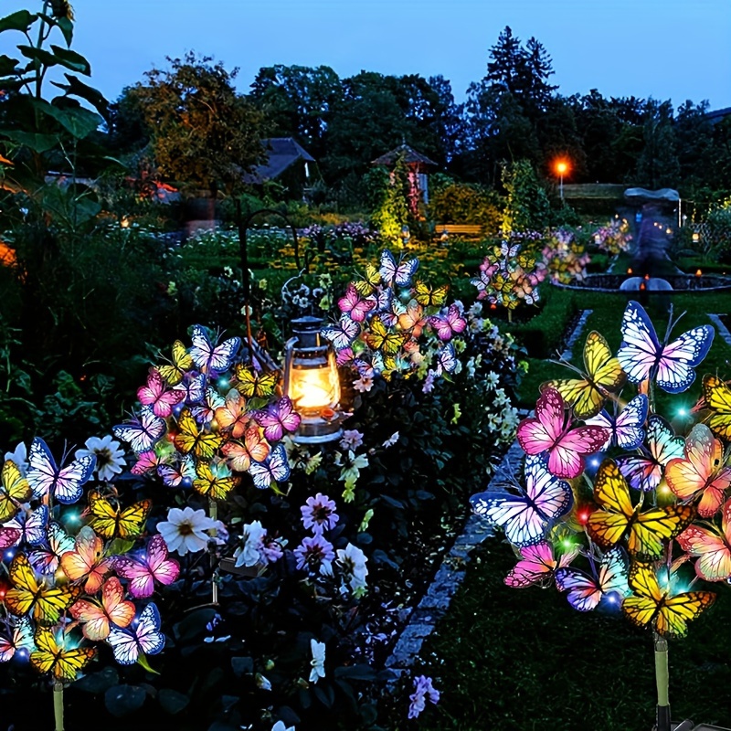 Solar LED Butterfly Garden Lig - Bonsai Garden Ornaments บทวิจารณ์และราคา