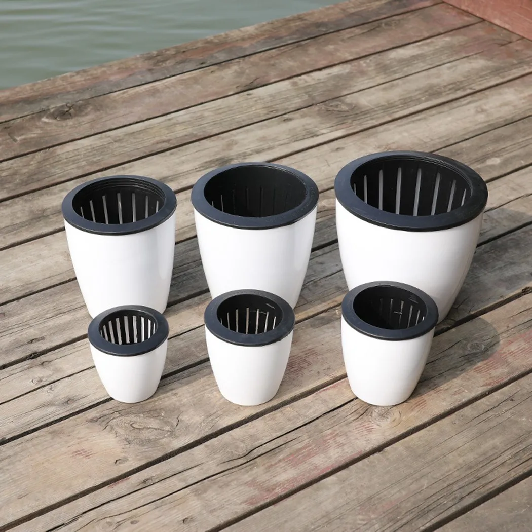 Lazy Flower Pot Self-Watering  - Bonsai Garden Nursery บทวิจารณ์และราคา