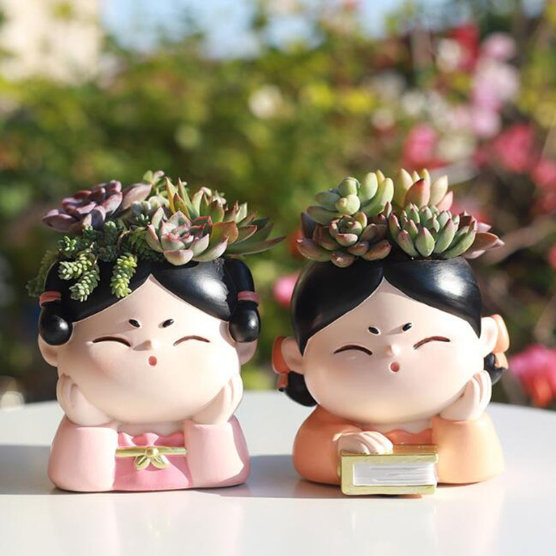 Resin Tang Dynasty Lady Nurser - Bonsai Garden Nursery บทวิจารณ์และราคา
