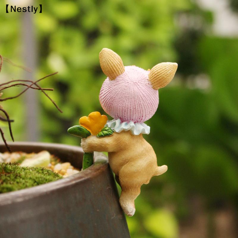 Miniature Hanging Cat Figurine - Bonsai Garden Ornaments บทวิจารณ์และราคา