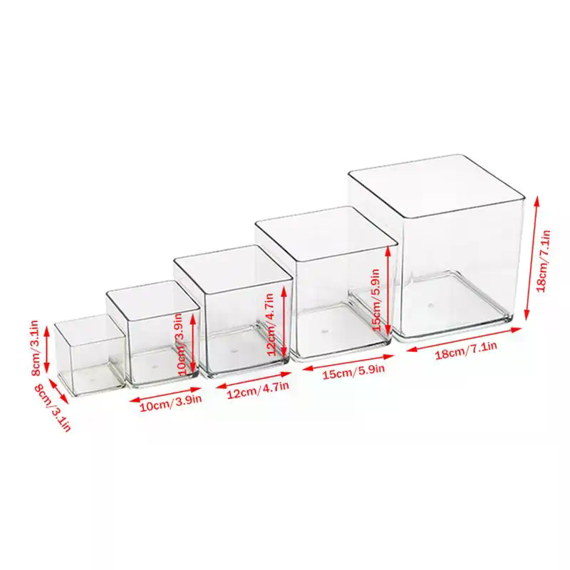 Square/Round Transparent Acryl - Bonsai Garden Nursery บทวิจารณ์และราคา