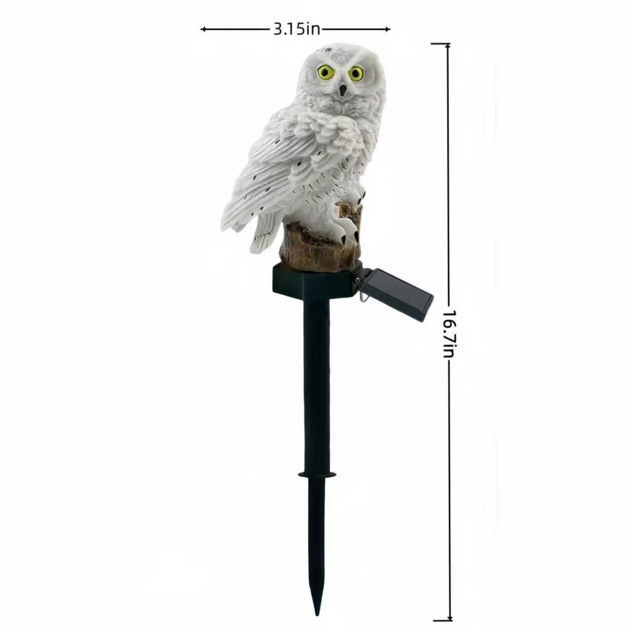 Solar Owl Garden Stake Light O - Bonsai Garden Ornaments บทวิจารณ์และราคา