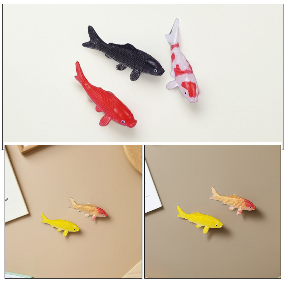 8Pcs Mini Koi Fish Statue Soft - Bonsai Koi Garden บทวิจารณ์และราคา