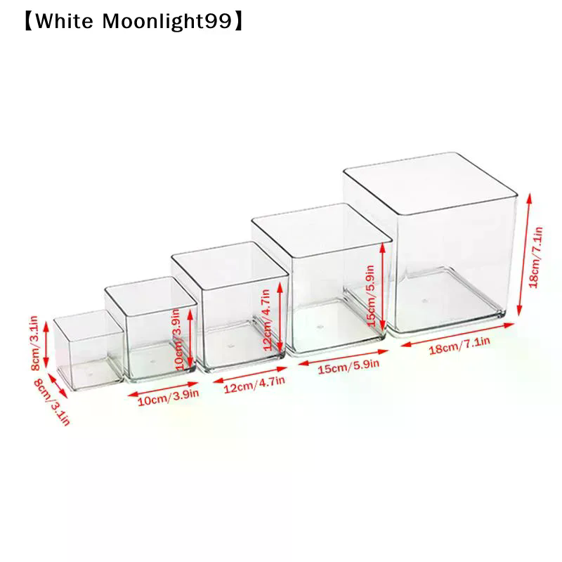 Square/Round Transparent Acryl - Bonsai Garden Nursery บทวิจารณ์และราคา