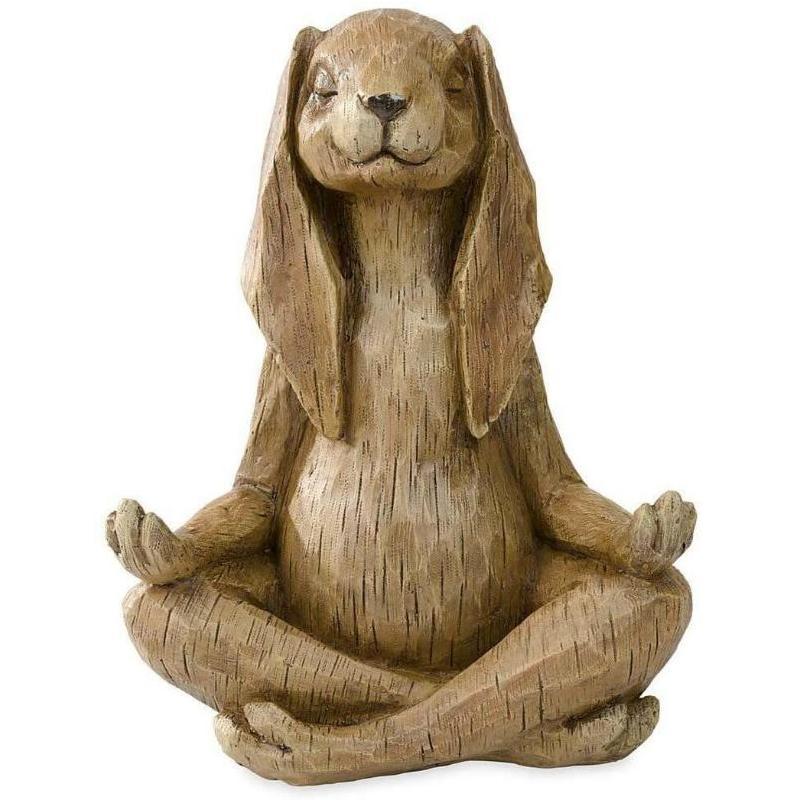 Meditating Zen Rabbit Statue B - Bonsai Garden Fountain บทวิจารณ์และราคา
