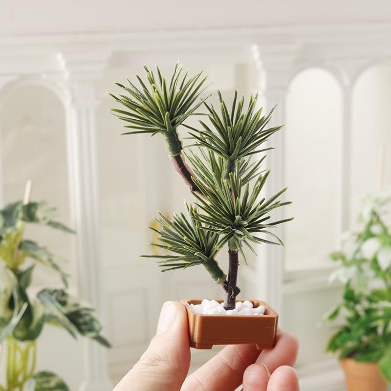 1Pcs 1/12 Dollhouse Simulation - Bonsai Garden Ornaments บทวิจารณ์และราคา