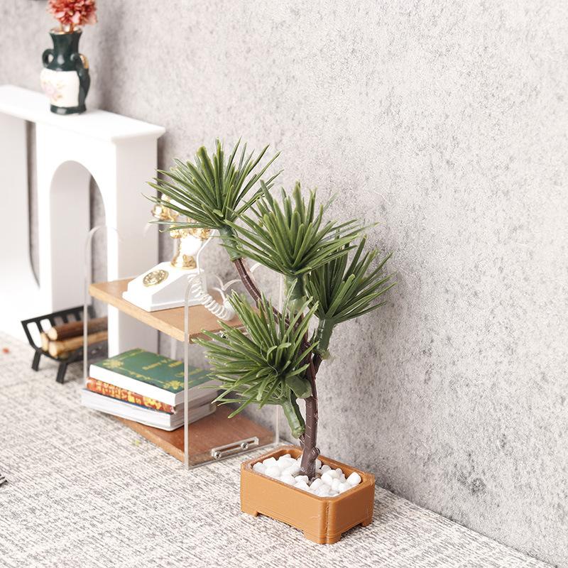 1Pcs 1/12 Dollhouse Simulation - Bonsai Garden Ornaments บทวิจารณ์และราคา