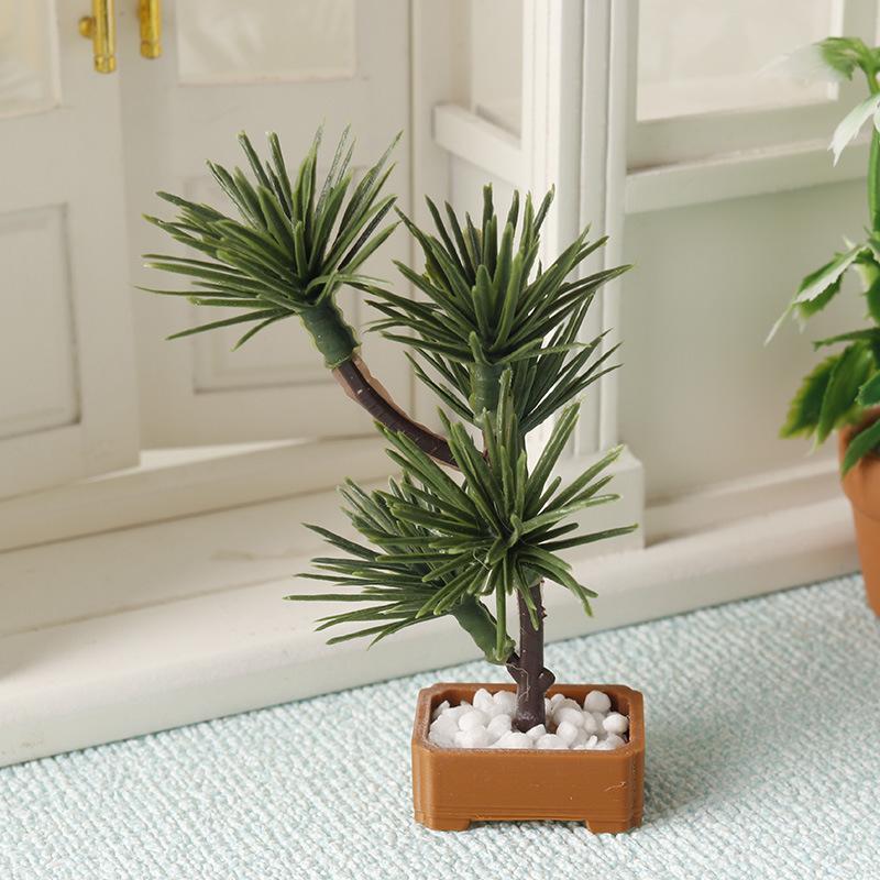 1Pcs 1/12 Dollhouse Simulation - Bonsai Garden Ornaments บทวิจารณ์และราคา