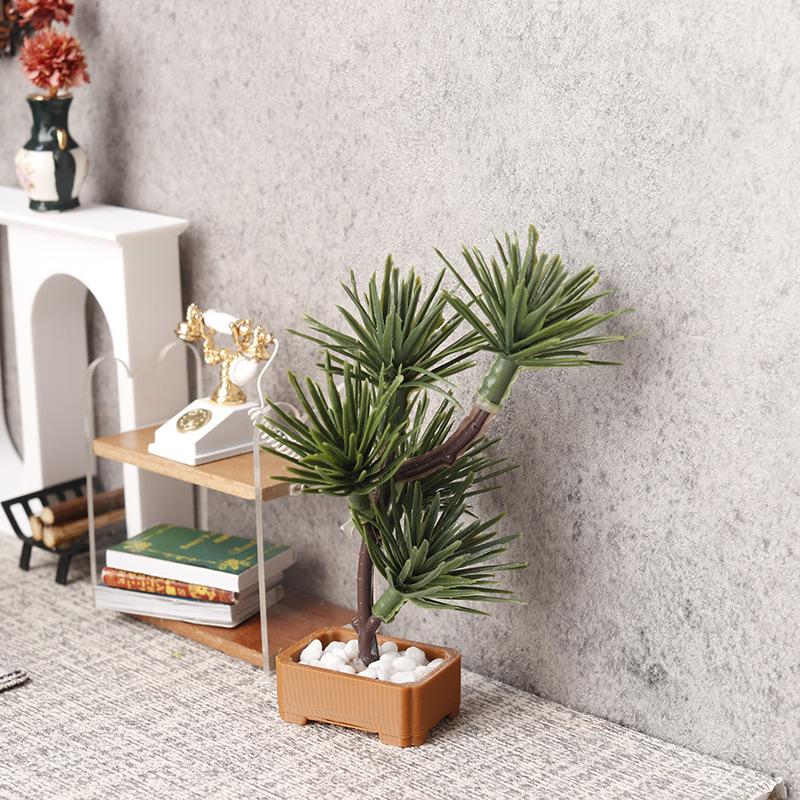 1Pcs 1/12 Dollhouse Simulation - Bonsai Garden Ornaments บทวิจารณ์และราคา