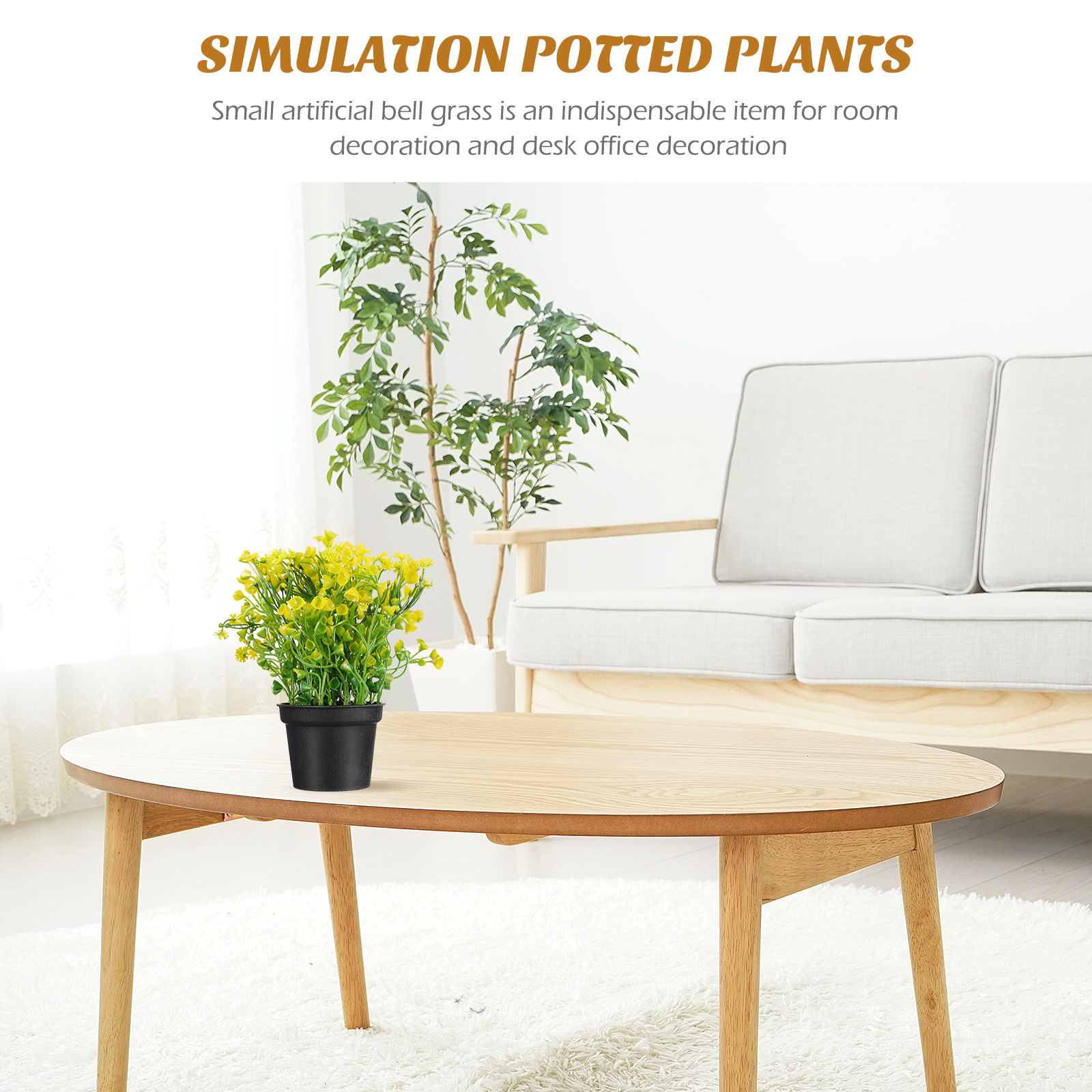 2pcs Realistic Artificial Bell - Bonsai Garden And Cafe บทวิจารณ์และราคา
