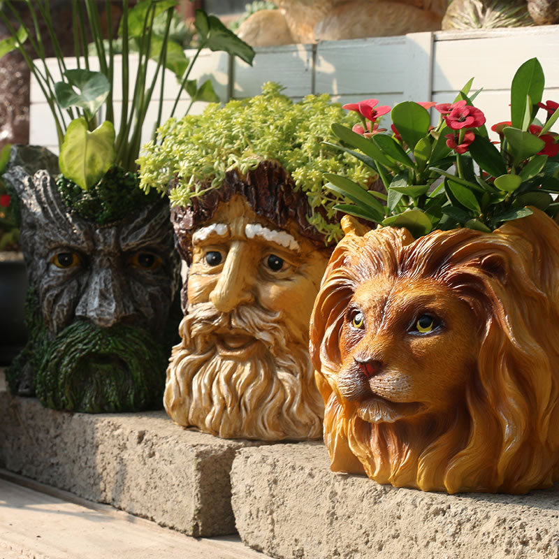 3D Animal Head Vase Cartoon Fi - Bonsai Garden Nursery บทวิจารณ์และราคา