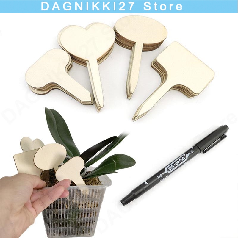 10x T-Type Wooden Plant Labels - Bonsai Garden Kit บทวิจารณ์และราคา