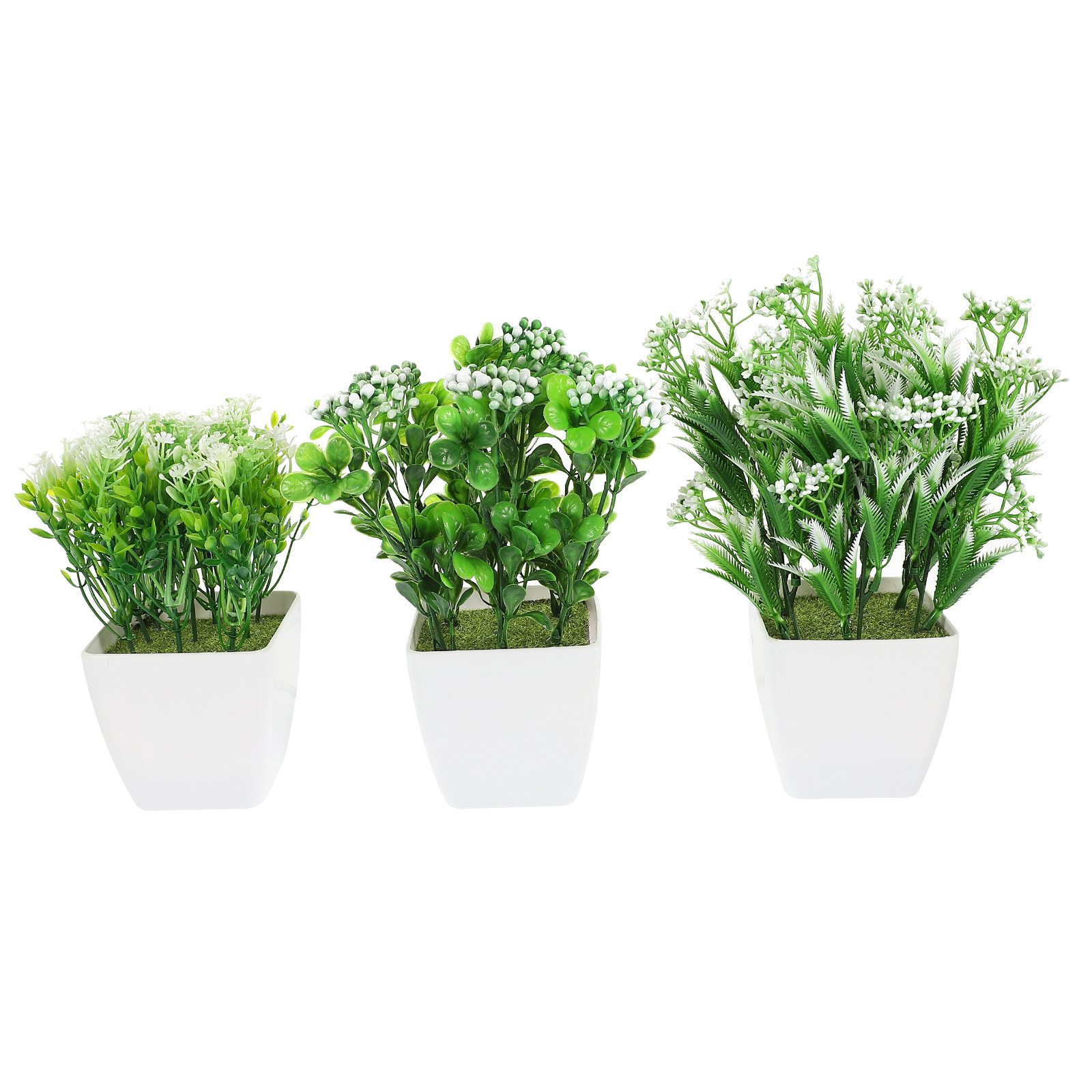 3Pcs Realistic Artificial Bons - Bonsai Garden And Cafe บทวิจารณ์และราคา