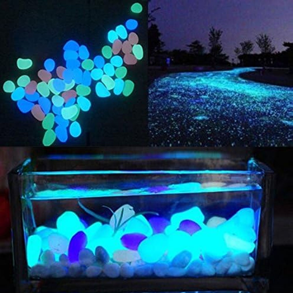 Fish Tank Rocks Glow Blue Pebb - Bonsai Garden Kit บทวิจารณ์และราคา