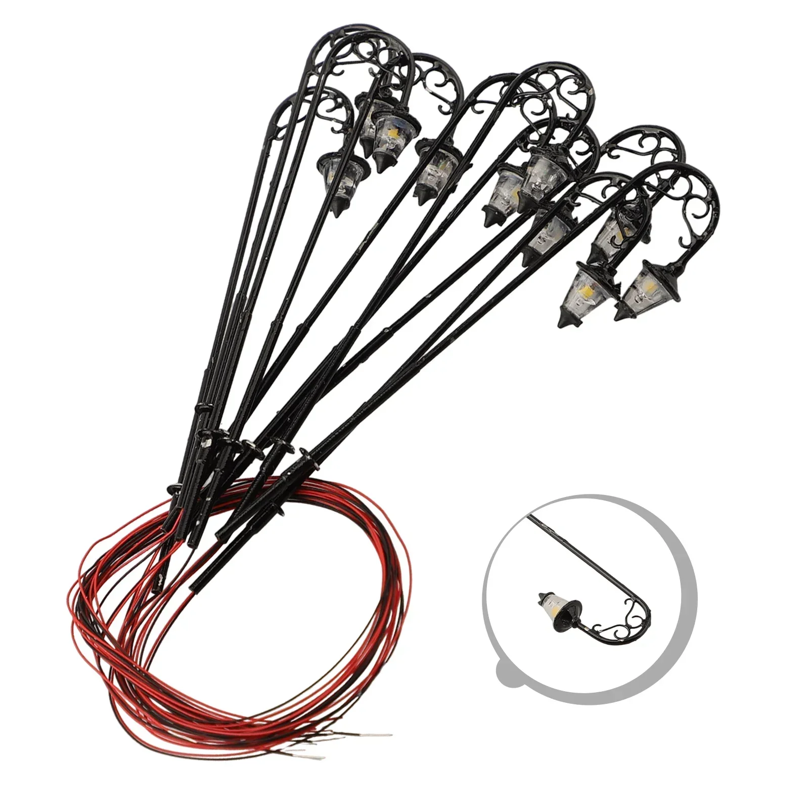 10Pcs H0 Gauge 1:87 LED Park L - Bonsai Garden Ornaments บทวิจารณ์และราคา