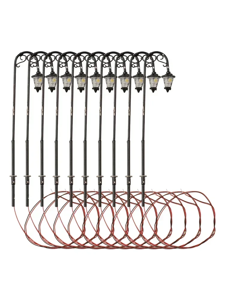 10Pcs H0 Gauge 1:87 LED Park L - Bonsai Garden Ornaments บทวิจารณ์และราคา