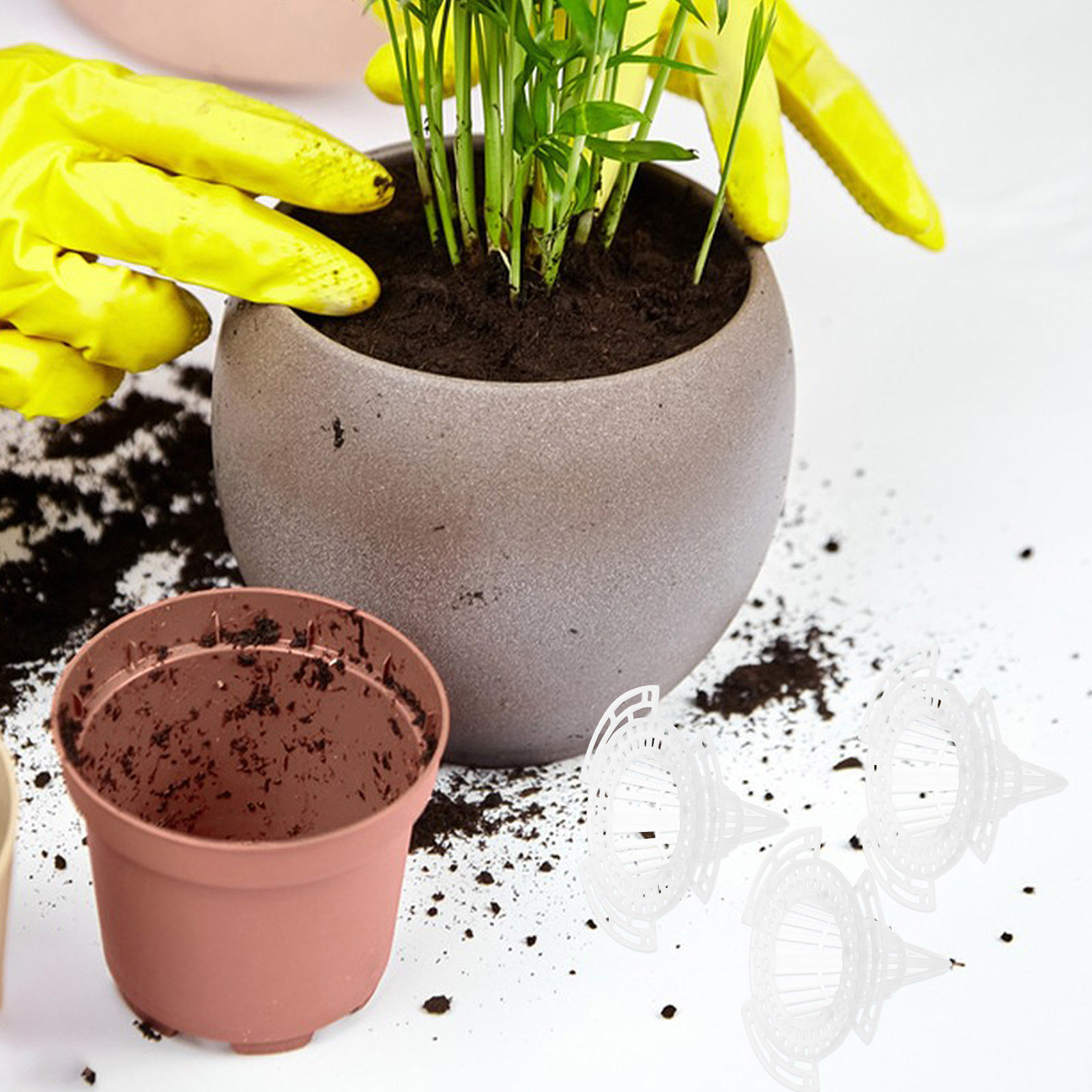 20Pcs Cone Flower Pot Hole Mes - Bonsai Garden And Cafe บทวิจารณ์และราคา