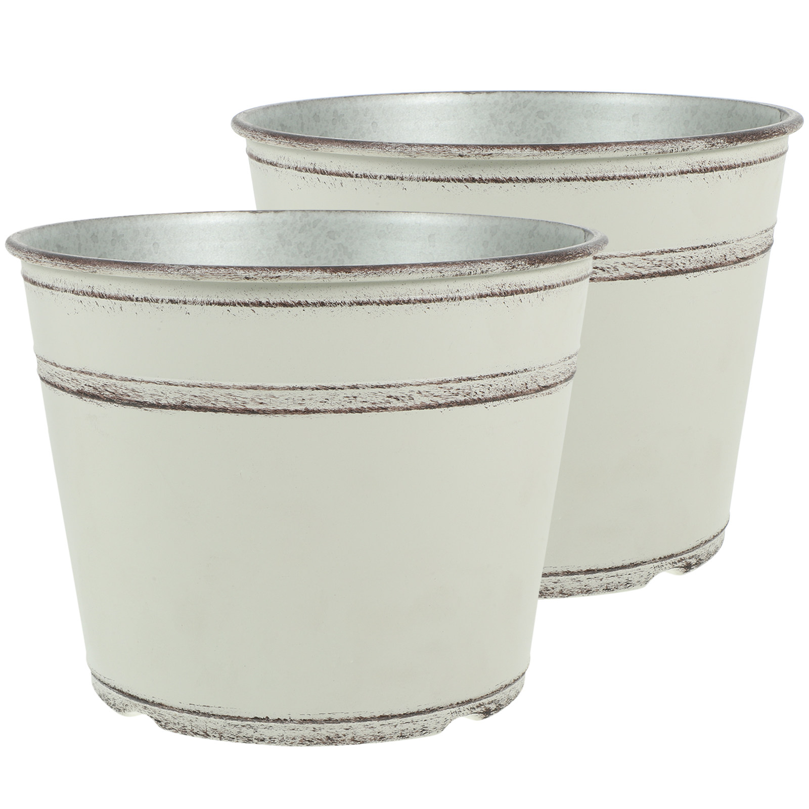 2Pcs Retro Plastic Plant Pots  - Bonsai Garden Nursery บทวิจารณ์และราคา