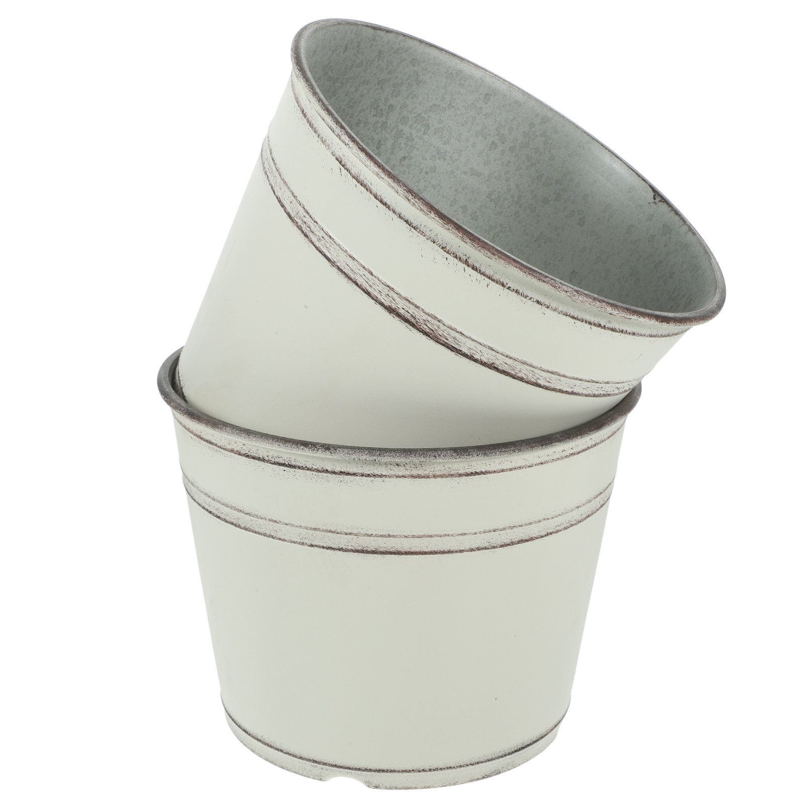 2Pcs Retro Plastic Plant Pots  - Bonsai Garden Nursery บทวิจารณ์และราคา