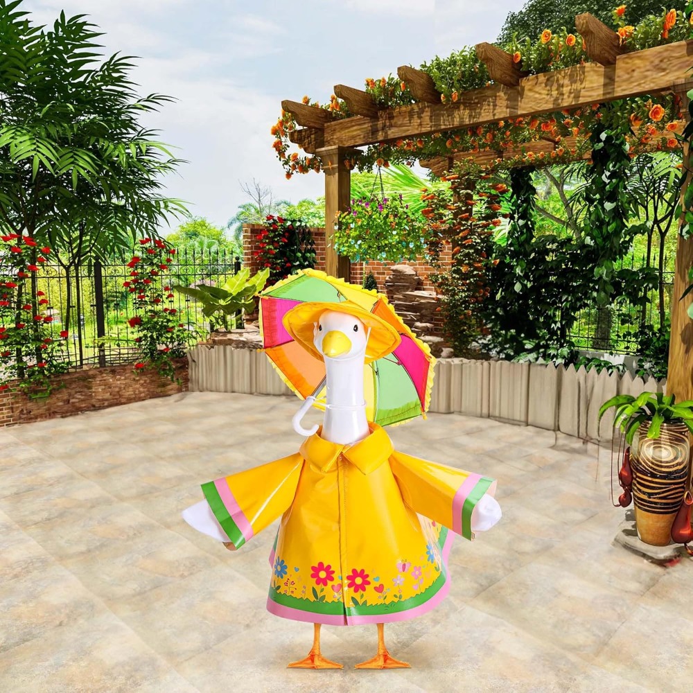Cute Porch Goose Raincoat Outf - Bonsai Garden Ornaments บทวิจารณ์และราคา