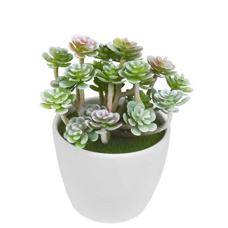 12pcs Simulation Green Plants  - Bonsai Garden And Cafe บทวิจารณ์และราคา